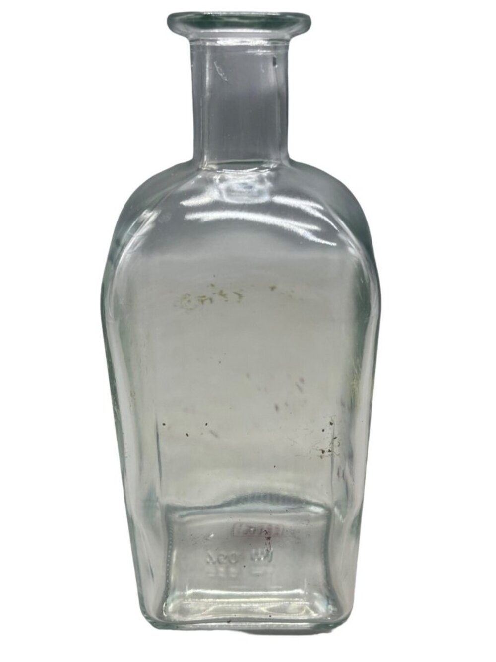 vetreria etrusca 750 ml decanter bottle clear glass 8x3x3" READ